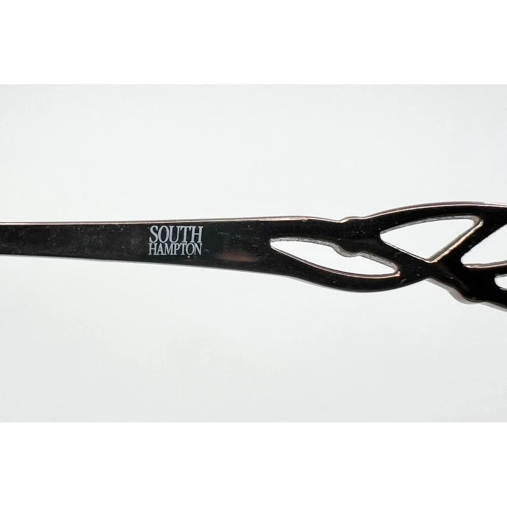 South Hampton SH 901 BR Brown Metal Eyeglasses Frames Women 52-17-135 Filigree